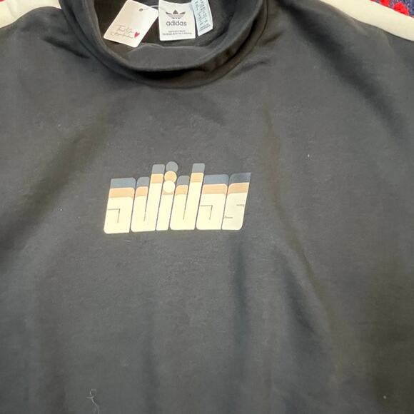 Adidas  Women's  Chic Ski Mock Neck Sweatshirt , Black, M - Picture 4 of 8